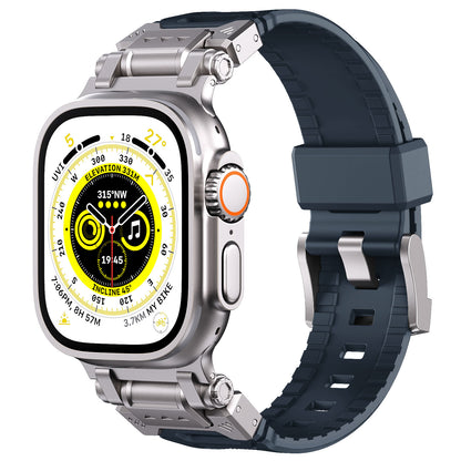 For Apple Watch AppleiWatchUltra Armor metal plus silicone strap Explorer Sports outdoors