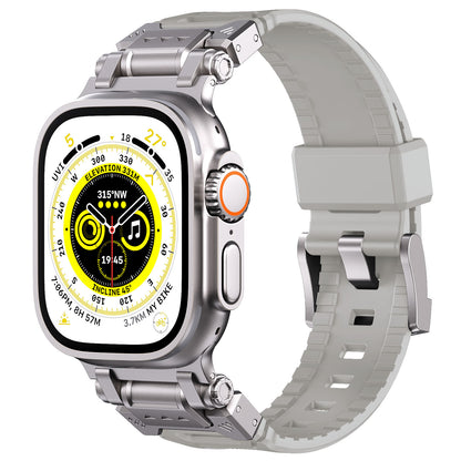 For Apple Watch AppleiWatchUltra Armor metal plus silicone strap Explorer Sports outdoors