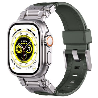 For Apple Watch AppleiWatchUltra Armor metal plus silicone strap Explorer Sports outdoors