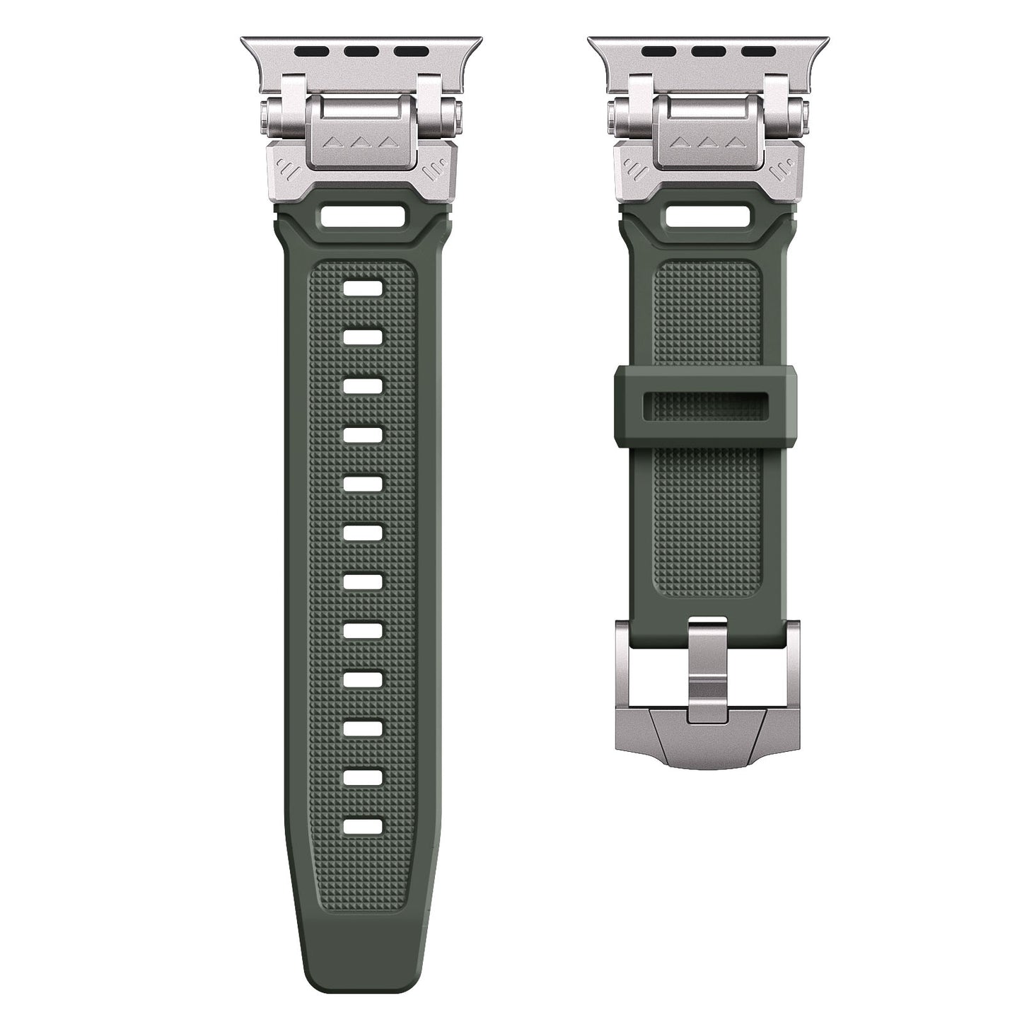 For Apple Watch AppleiWatchUltra Armor metal plus silicone strap Explorer Sports outdoors