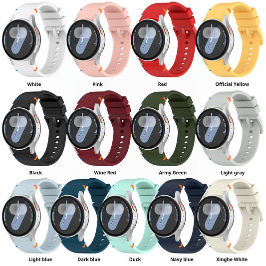 Samsung galaxy watch7 car line silicone strap 40MM44MM Samsung outdoor strap