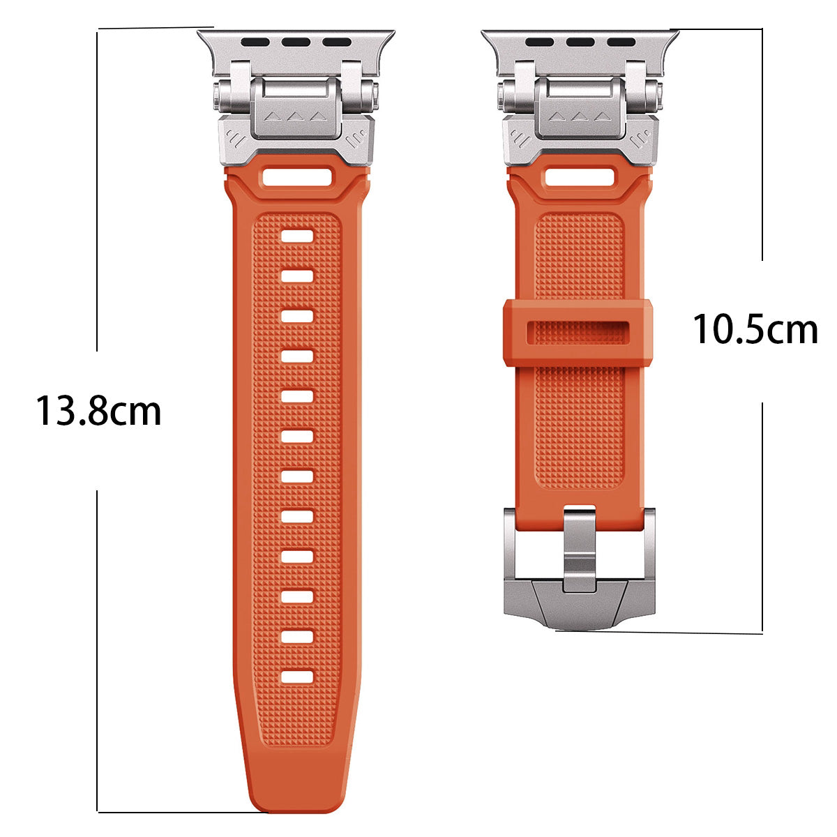 For Apple Watch AppleiWatchUltra Armor metal plus silicone strap Explorer Sports outdoors